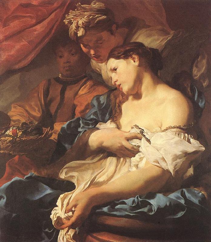 LISS, Johann The Death of Cleopatra sg oil painting image
